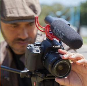 RODE Videomic Rycote mono videomikrofon Rycote Lyre felfüggesztéssel (9V elemmel működik)